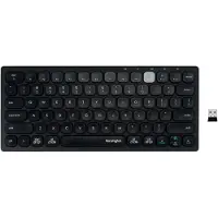 Kensington Multi-Device Dual Wireless Compact Keyboard - Tastatur - kabellos - 2.4 GHz, Bluetooth 3.0, Bluetooth 5.0 - Deutsch - Schwarz