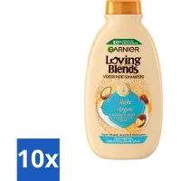 Garnier Shampooing riche à l'argan Loving Blends 300 ml - Pack avantage - 10 pièces