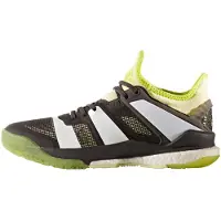 Adidas Stabil X, chaussures de cross-training, pour hommes, noires, vertes, blanches, pour adultes, unie, taille 42,7 (42 2/3)