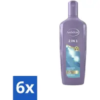 Unilever Shampooing Andrélon 2 en 1 - Nettoie et nourrit - 300 ml - Pack avantage - 6 pièces