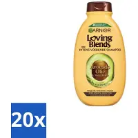 Garnier Shampooing Loving Blends huile d'avocat et beurre de karité 300 ml - Pack avantage - 20 pièces