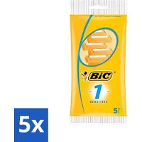 BIC - Lames de rasoir - Sensitive - Lame simple - Lames jetables - 5 lames de rasoir - Pack avantage - 5 pièces