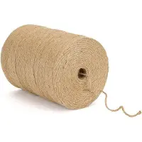 OEM Ficelle de jute 2 mm x 500 m, idéale pour le jardinage, le bricolage, les loisirs créatifs et l'artisanat, ainsi que pour la décoration de style vintage