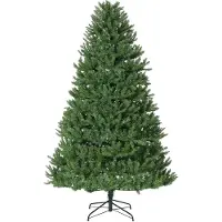 StarTech.com Arbre de Noël - Arbre de Noël artificiel de 140 cm - Dense et réaliste - Non illuminé, sans décoration - Pliable avec pied - Pour intérieur - Vert