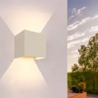 LEDVION applique extérieure bidirectionnelle beige 3W IP54 dimmable Up Down