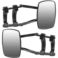 OEM Rétroviseurs universels pour caravanes - Verre plat - Montage rapide - Accessoire