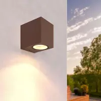 LEDVION applique extérieure San Diego rouille GU10