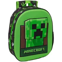 Safta Minecraft 3D 8,64 l Sac à dos vert Enfants Vert Taille unique