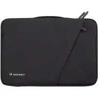 Wozinsky Sacoche pour ordinateur portable WTNP-14B 13-14 pouces avec poignée rétractable - Noir (14"), Sac pour notebook, Noir