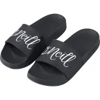O'Neill ONEILL WT SCRIPT SLIDES - Sandales de bain pour femmes, couleur noire, taille 37
