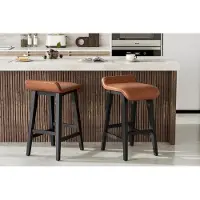 StarTech.com Ensemble de 2 tabourets de bar - Tabourets de comptoir rembourrés - Fauteuils avec dossier bas - Structure en métal avec repose-pieds - Idéaux pour les îlots de cuisine et les comptoirs - Vert