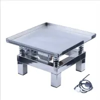 StarTech.com Table vibrante pour béton - Mini table vibrante - Plateforme en acier inoxydable de 35 x 35 cm - 220V - 3000 vibrations par minute - Amplitude de 1 à 2 mm