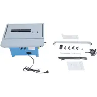 OEM Scie circulaire de table, conception robuste, angles de coupe réglables, couleur bleue