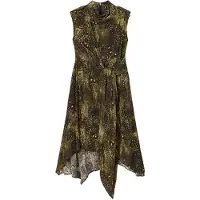 AllSaints Robe 'Persia' marron / cappuccino / olive