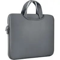 Hurtel Sacoche universelle pour ordinateur portable 15,6 " organiseur pour tablette gris (15.60", Universel), Sac pour notebook, Gris