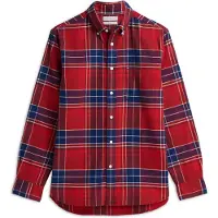 Tommy Hilfiger Chemise 'Hero' bleu foncé / rouge / lie de vin / blanc
