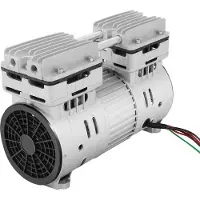OEM Compresseur d'air, sans huile, avec protection thermique intégrée, couleur argent