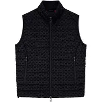 Armani Exchange pour homme. XM003511AF19870UC001 Gilet en duvet noir (L), Casuel, Polyamide