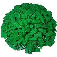 LEGO Duplo 2x4 Briques Vert - 80 pièces - Blocs de construction de base Vert 3011 NOUVEAU (3011)