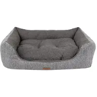 Amiplay Panier à chien MALBO ECO SOFA gris taille S, M, L Taille : S - 58x46x17 cm