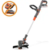 FUXTEC Débroussailleuse sans fil 20 V FX-E1RT20PRO | Débroussailleuse | Largeur de coupe de 28 cm | Tête de coupe pivotante | Manche télescopique