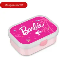 Mepal Dziecięca pojemnik na drugie śniadanie 'Barbie', Lunch box, Pink