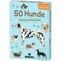 Sonstige Verlage moses. 9769 Expedition Natur 50 : Un jeu pour découvrir la nature avec 50 cartes sur les chiens. Le coffret comprend des cartes d'identification et des questions de quiz passionnantes