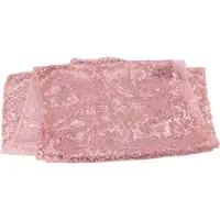 Typecat Chemin de table pailleté or rose étincelant 30 x 180 cm, scintillant pour mariage, anniversaire, gâteau, nappe
