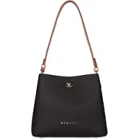 Bugatti sac à main sac à épaule bandoulière Ella Ladies Bag Dark Brown marron foncé