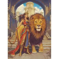 Nathan Puzzle La Dompteuse de Lions (Collection Fantastique) - 500 à 999 pièces