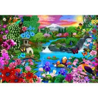 Bluebird Puzzle Puzzle Oriental Paradise - 1000 pièces