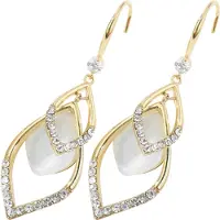 ABOOFAN 5Paires Boucles D'oreilles Pendantes Feuille Or Accessoire