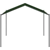 vidaXL , tonnelle 4 x 4 x 2,6 mètres, couleur taupe, en polyester et acier