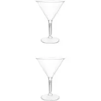 ABOOFAN 2Pièces Tasses Cocktail Transparentes Pour Bar