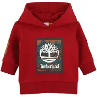Timberland T61035 Hoodie Rouge 3 Years Garçon