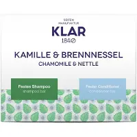Klar 's set cadeau shampooing solide et après-shampooing camomille & ortie