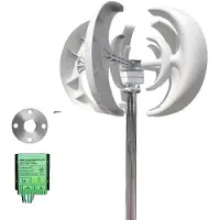 OEM Générateur éolien, axe vertical, fonctionnement silencieux, avec système de contrôle hybride, 3000W, 12V