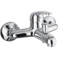 Sonstige Verlage Mélangeur bain mural Mereo, lilas, 100 mm, sans accessoires, chrome
