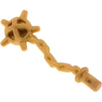 LEGO 1x Figurines Arme Morgenstern perle or Caoutchouc Massue Barre Chaîne 93787