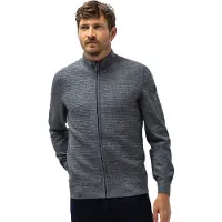 State of Art Cardigan Zippé Gris