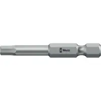 Wera Embout hexagonal - - 840/4 Z - 3,0 x 89 mm - Hex-Plus - Prise 1/4" (DIN ISO 1173-F 6,3)