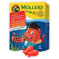Kyberg Pharma Vertriebs GmbH Möller's Omega-3 gelée de poisson fraise à croquer 36pcs