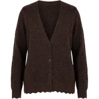 Ulla Popken Cardigan brun foncé