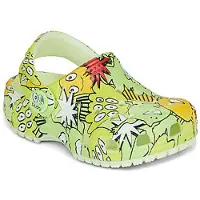 Crocs Sabots enfant Clsc Glow Monster Camo Clog T filles - Multicolore - 23 / 24