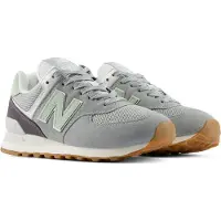 New Balance Baskets basses '574' gris foncé / vert pastel / vert clair / blanc