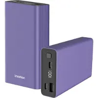 IMoshion Ultra Series Aluminium Batterie externe 20.000 mAh - Charge rapide jusqu'à 33 watts - Tropical Violet
