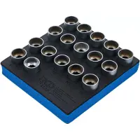Bgs Accessoire pour chariot d'atelier 1/6 : jeu d'outils pour écrous de roue Land Rover | 17 pièces