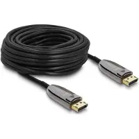 DeLOCK Câble DisplayPort 2.1 optique actif 8K 60 Hz 40 Gbps 20 m