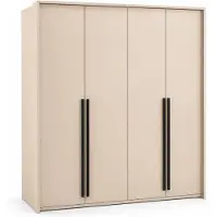 3Xeliving Armoire, couleur sable, 210 x 217, 2 x 65 cm