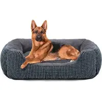 OEM Tapis pour chien XXL lavable, moelleux, antidérapant, 106 x 80 x 23 cm, grand format